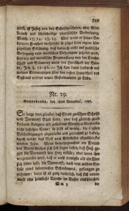 Nr. 29. Sonnabends, den 18ten November, 1797.