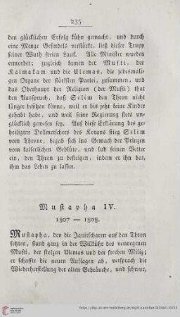 Mustapha IV. 1807-1808