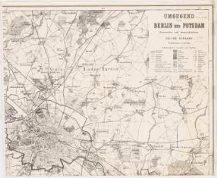 Pläne von Berlin und Umgebung: Niederbarnim: Grundriss 1:60000