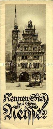 Reiseprospekt der schlesischen Stadt Neisse