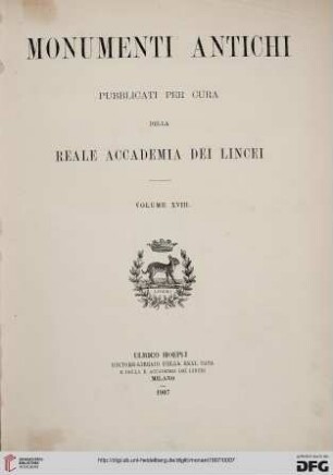 18: Monumenti antichi