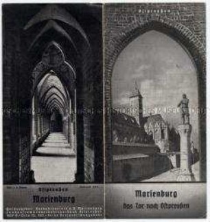 Werbe-Prospekt für Marienburg (Ostpreußen)