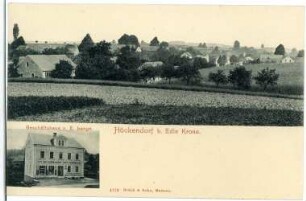 Höckendorf. Blick über Höckendorf