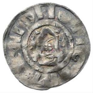 Fundmünze, Sachsenpfennig, um 1000 - 1025