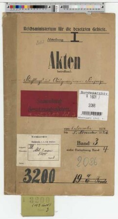 Flüchtlings- und Ausgewiesenen-Fürsorge. Fonds: Bd. 3