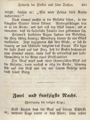 Zwei und funfzigste Nacht