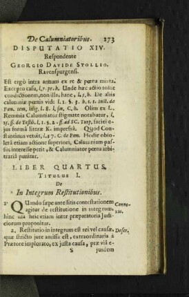 Liber Quartus.