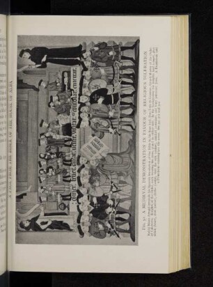 Fig. 52. A medieval demonstration in favour of religious toleration
