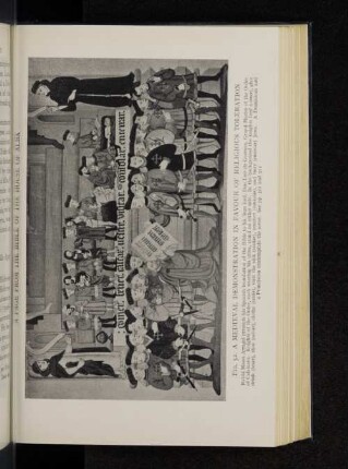 Fig. 52. A medieval demonstration in favour of religious toleration