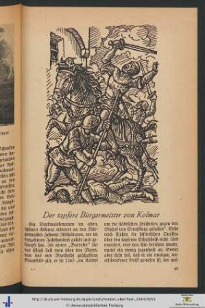 Der tapfere Bürgermeister von Kolmar.