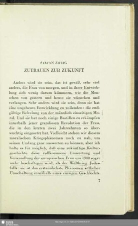 Zutrauen Zur Zukunft