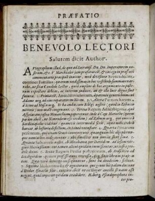 Benevolo Lectori