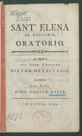 Sant' Elena Al Calvario : Oratorio
