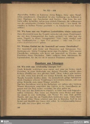 Ansetzen von Lösungen