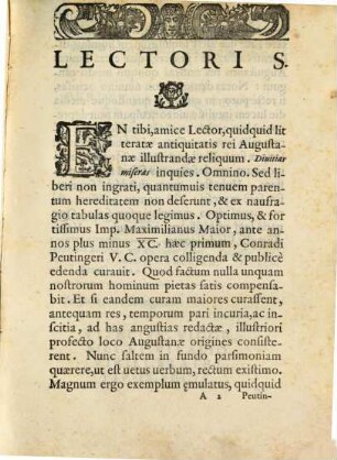 Inscriptiones antiquae Augustae Vindelicorum