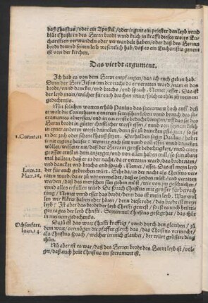 Das vierdt argument.