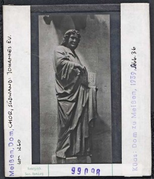 Meißen, Dom: Ostchor, Südwand, Johannes d. Evangelist