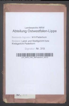Faktor Ignatz v. Natorp zu Paderborn