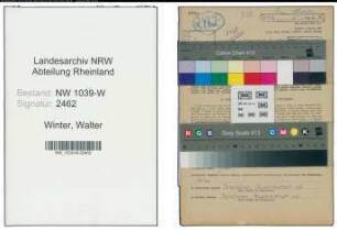 Entnazifizierung Walter Winter , geb. 07.06.1911 (Angestellter)