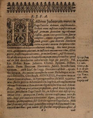 Dissertationem Historicam De Ritu Flagellandi apud Romanos