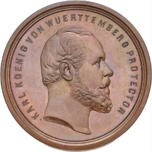 Preismedaille für die Gartenbauausstellung von 1889