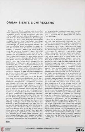 4: Organisierte Lichtreklame