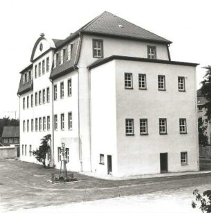 Colditz, Nicolaistraße 8. Ehem. Berufsschule (2.H.19.Jh.beg.). Straßenansicht
