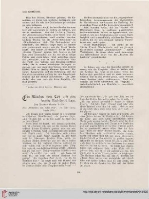 8: Ein Märchen vom Tod und eine fremde Nachschrift dazu