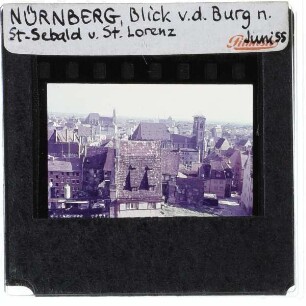 Nürnberg, St. Lorenz,Nürnberg, Burg,Nürnberg, St. Sebald