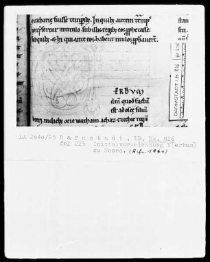 Testamentum Vetus — Initiale V (erbum), Folio 225 recto