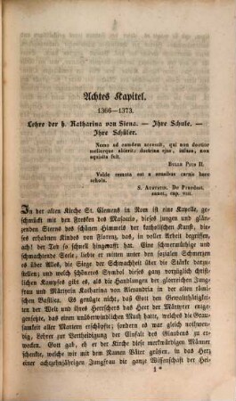 Geschichte der heiligen Katharina von Siena : 1347 - 1380, 2