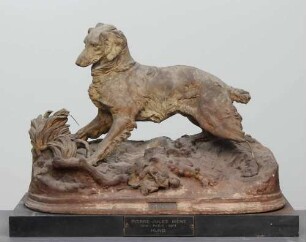 Stehender Hund
