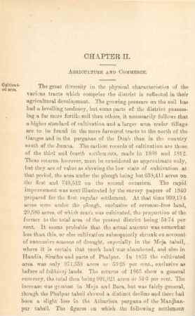 Chapter II. Agriculture and commerce