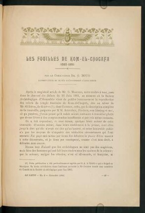 433-496, No. 8 - Novembre 1901
