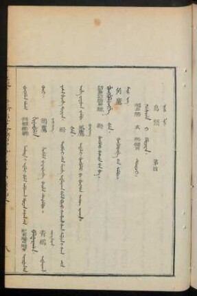 Gasha i hacin. duici = 鳥類 第四
