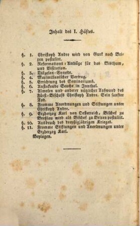 Beyträge zur Geschichte der bischöflichen Kirche Säben und Brixen in Tyrol. 8,1, Die Kirche Brixen im 17ten Jahrhundert
