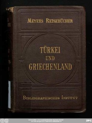 Türkei und Griechenland : untere Donauländer und Kleinasien