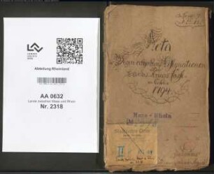 Rechnungen und Liquidationen; erteilte Assignationen aufdie Landeskriegskasse
