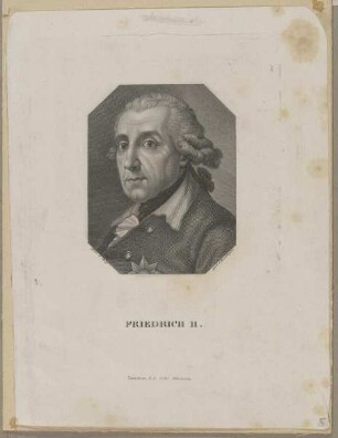 Bildnis des Friedrich II., König von Preußen