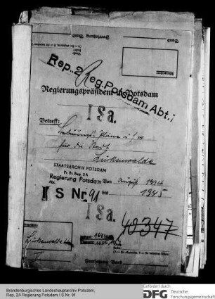 Bebauungspläne, Straßenanlagen, Unterhaltung des Straßenpflasters und der Bürgersteige in Luckenwalde