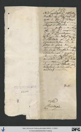 Erneuerung der Privilegien beim Tode Kaiser Joseph I.: Gedrucktes Mandat Pfalzgraf Karl Philipps (Aufforderung zur Vorlage von Privilegien)