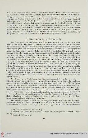 C. Westmuslimische Seidenstoffe