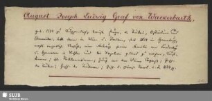 Nr. 90. Wackerbarth, August Joseph Ludwig