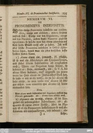 Membrum VI. De Pronominibus Indefinitis.