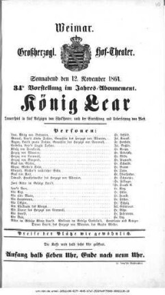 König Lear