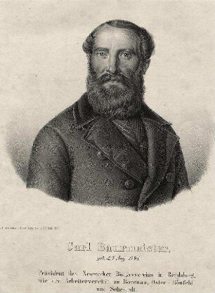 Bildnis von Carl Baurmeister (1798-1883)