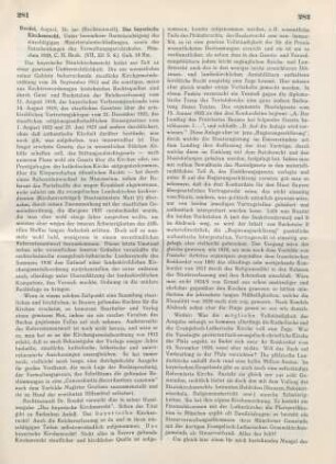 281-284 [Rezension] Roedel, August, Das bayerische Kirchenrecht