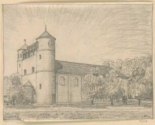 Fischer, Theodor; Gauting / Starnberg (Bayern); Ev. Christuskirche - Perspektive