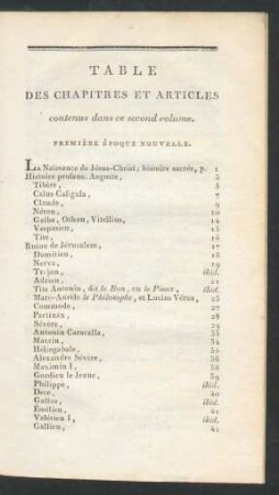 Table des chapitres et articles [...]