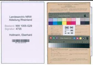 Entnazifizierung Eberhard Hollmann , geb. 26.07.1888 (Bahnsekretaer)